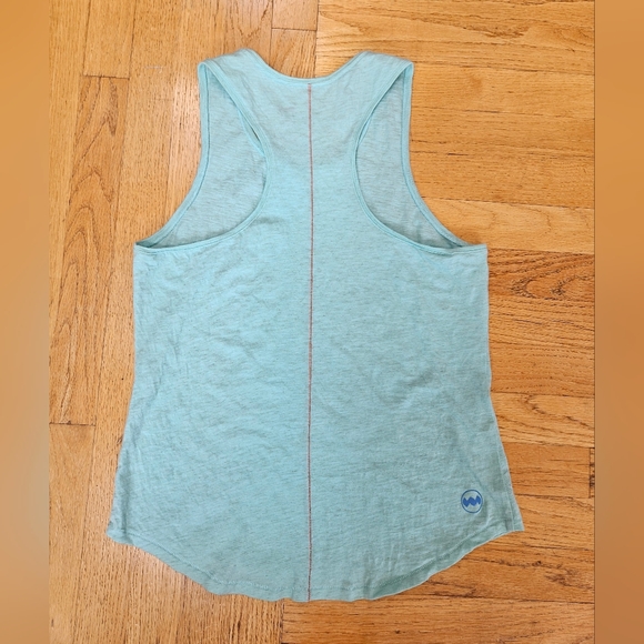 Like New! Janji Runpacca -Cotton- Women's Sleeveless Top -Light Blue Teal -Small - Picture 2 of 5